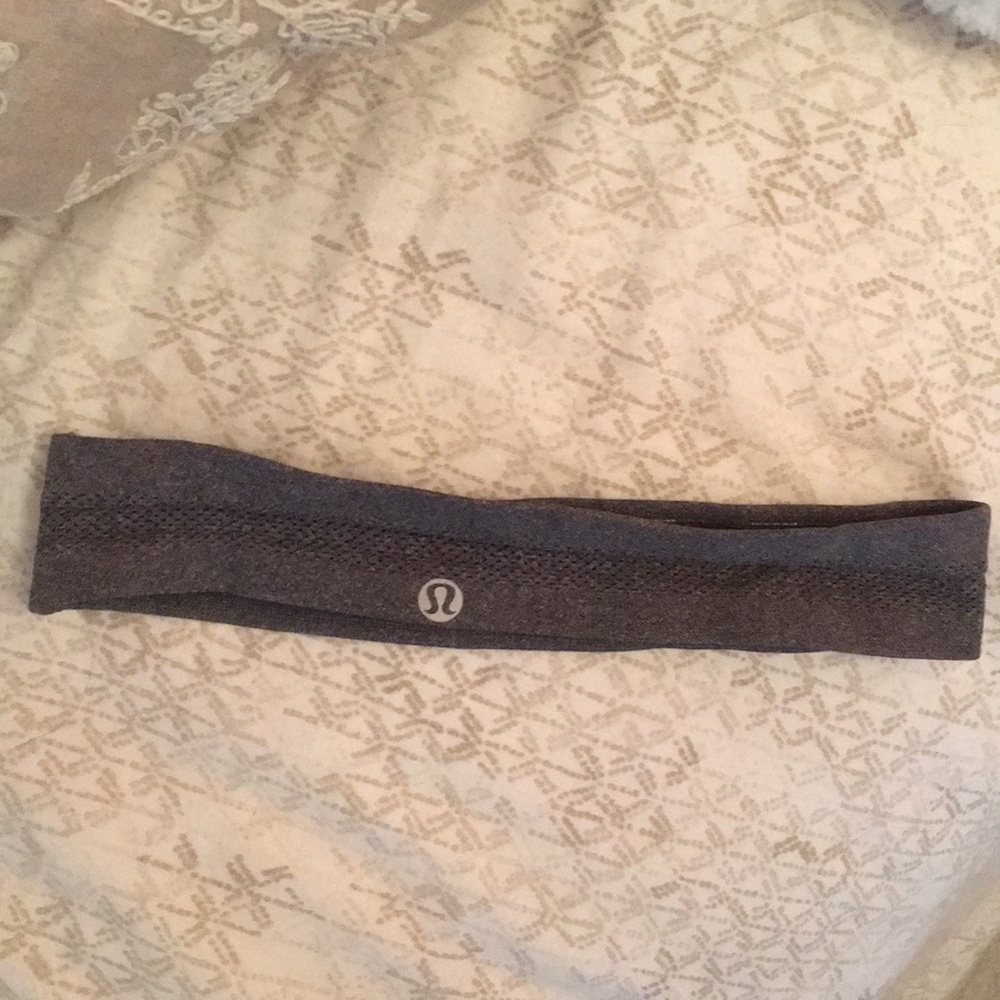 Grey lululemon headband